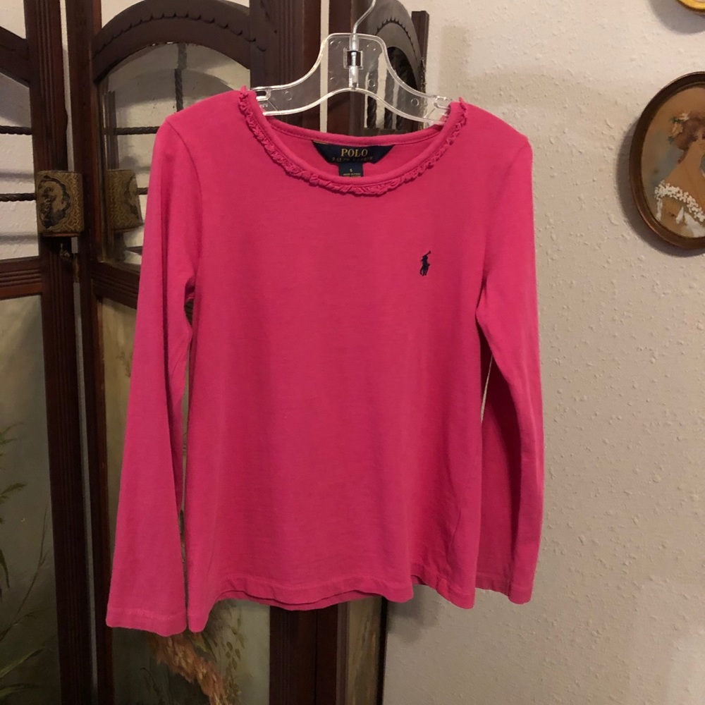 Girls Long Sleeve Polo Shirt